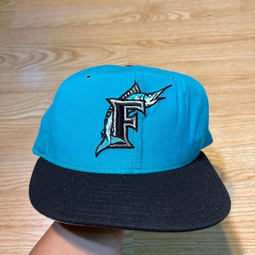 Vintage 80s 90s Rare Florida Marlins cap